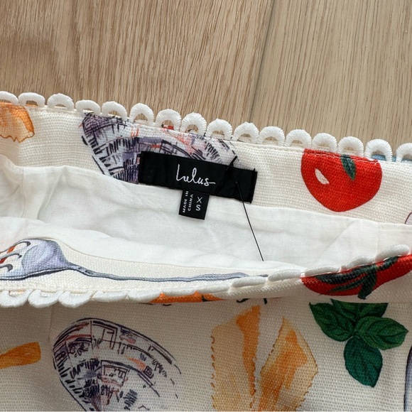 lulus patterned mini skirt - Picture 6 of 6